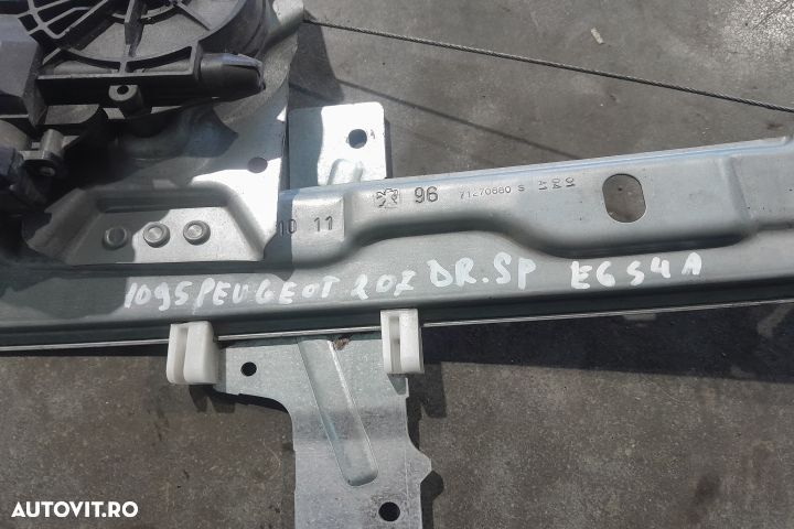 Macara geam spate dreapta electrica 9671270880S 9671270880S Peugeot 2 - 2
