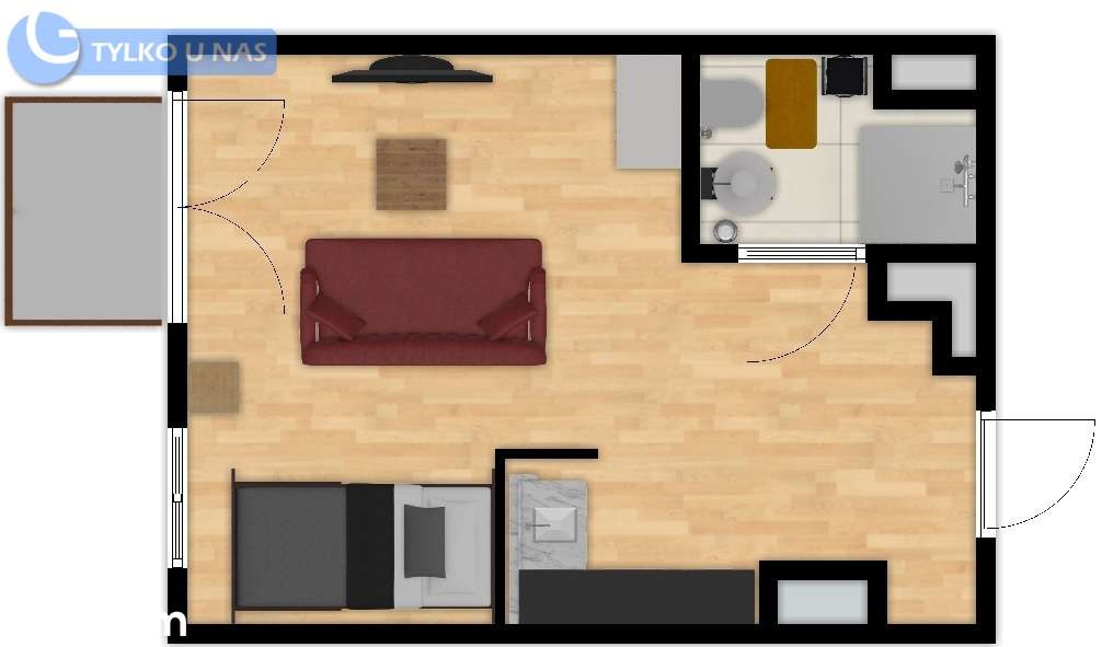 *5Dzielnica* Studio na ostatnim piętrze Krowodrza