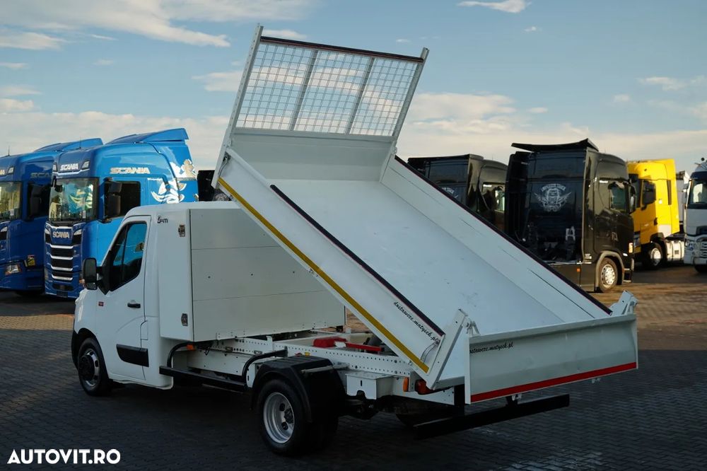 Renault MASTER / BASCULATOR SPATE / 3 LOCURI / DOUĂ TRANSMISII / MANUALĂ / IMPORTATĂ / - 5