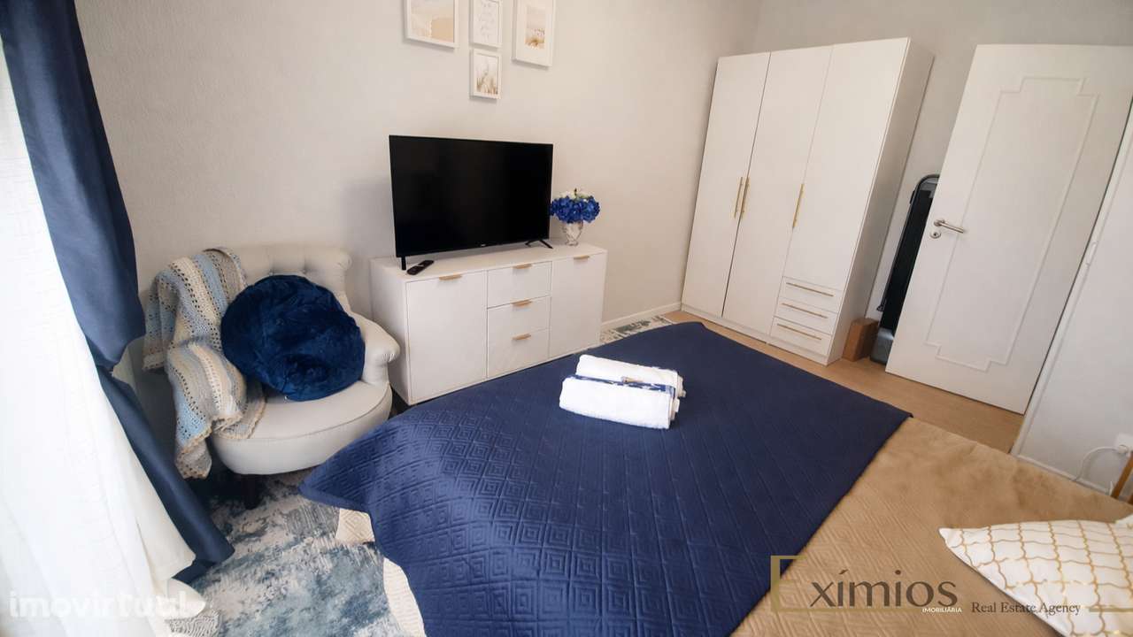 Apartamento T3 com garagem, a 70m da praia, em Árvore - Grande imagem: 2/16