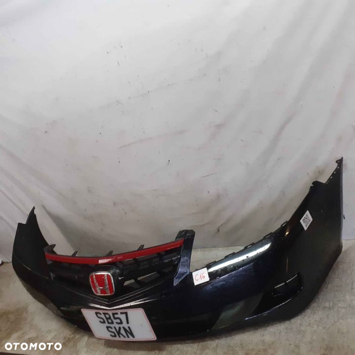 ^ ZDERZAK PRZÓD PRZEDNI HONDA ACCORD 7 VII TYPE R B92P CZARNY  CZARNY - 3