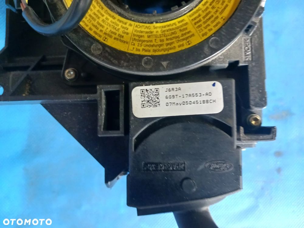 Manetki przełącznik pająk Ford Mondeo Mk4 S-Max zwijak airbag poduszek kierunków wycieraczek 6G97-17A553-AD  6G9T-1335-AE - 2