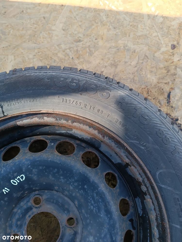 KOŁO DOJAZDOWE ZAPASOWE 4X100 185/65/15 RENAUL CLIO IV - 3