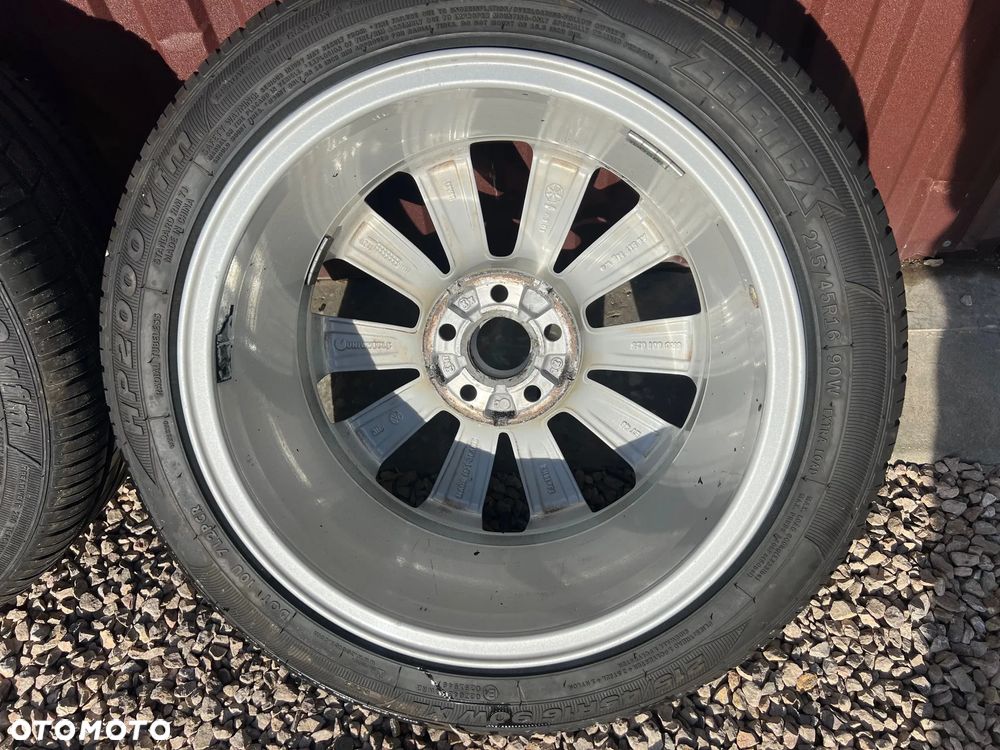 KOŁA FELGI ALUFELGI OPONY VW POLO 215 45 16 2023 rok ŁADNE OPONY 7mm - 9