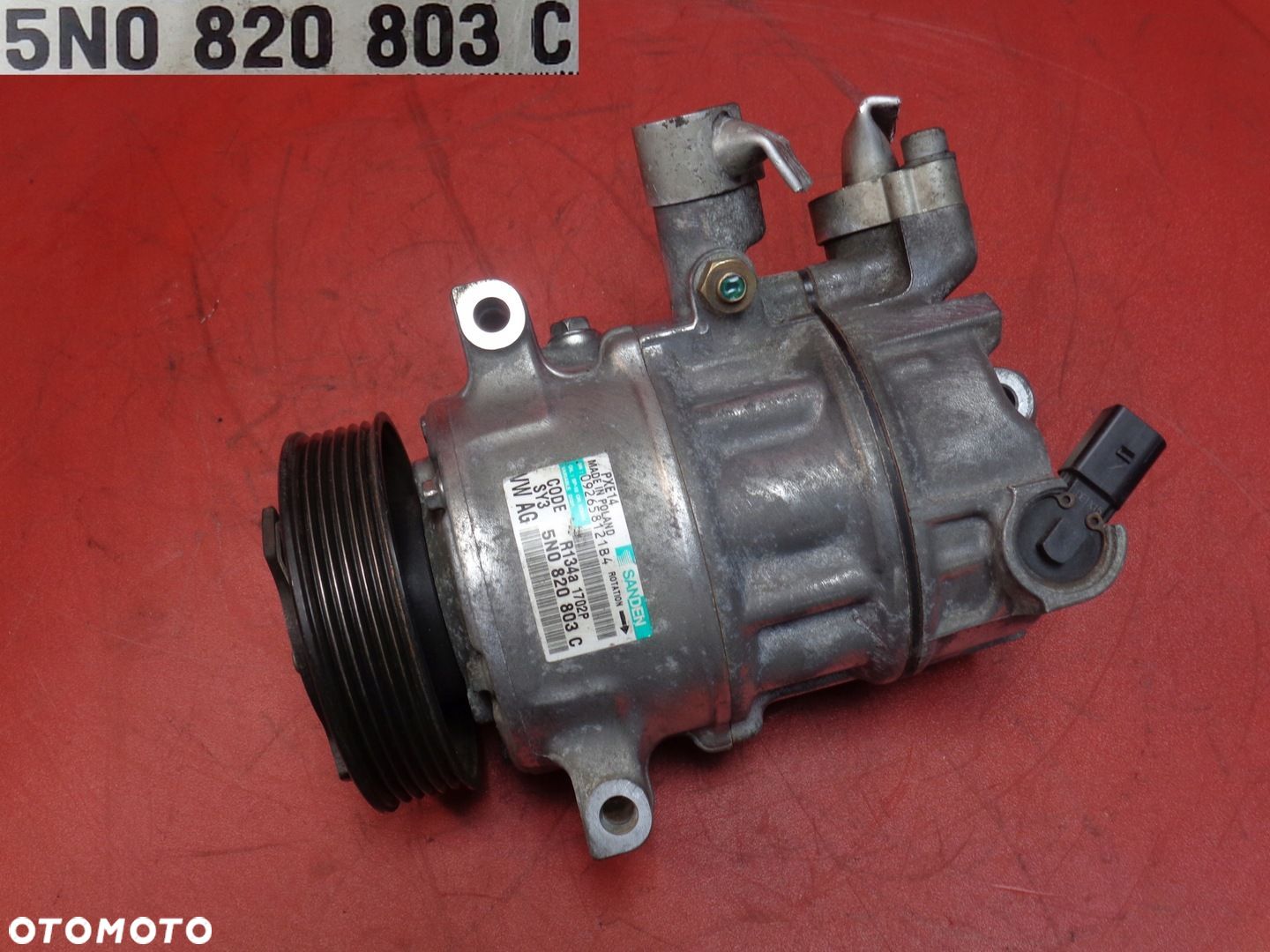 Sprężarka klimatyzacji Audi Q3 VW 2.0 TDI CFG 2012r 5N0820803C - 1