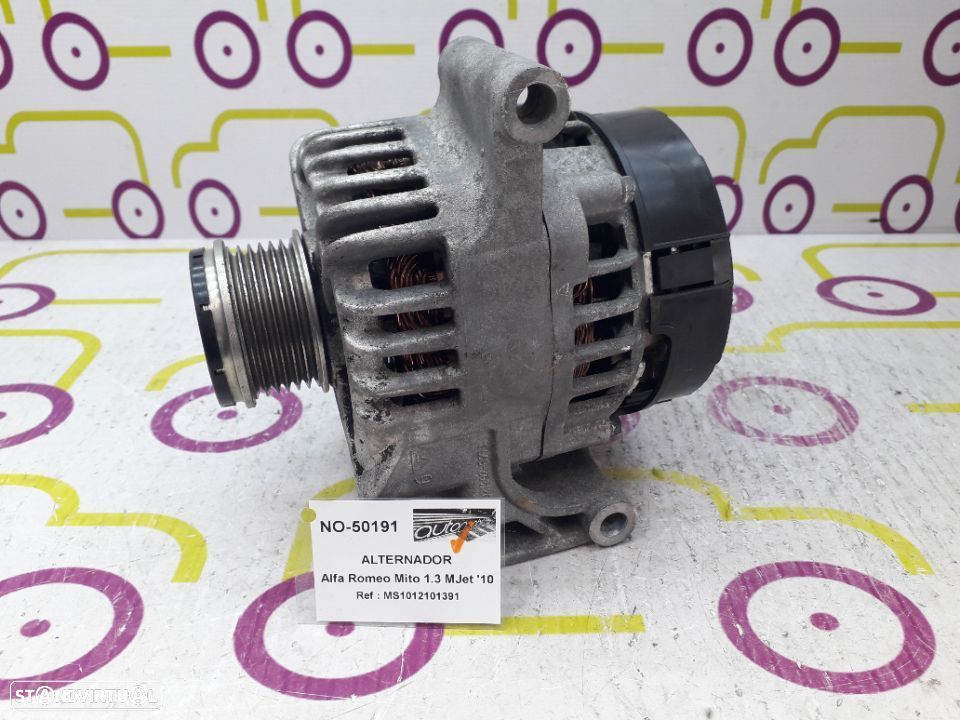 Alternador Alfa Romeo Mito 1.3 MJet 95Cv de 2010 - Ref: MS1012101391 - NO50191