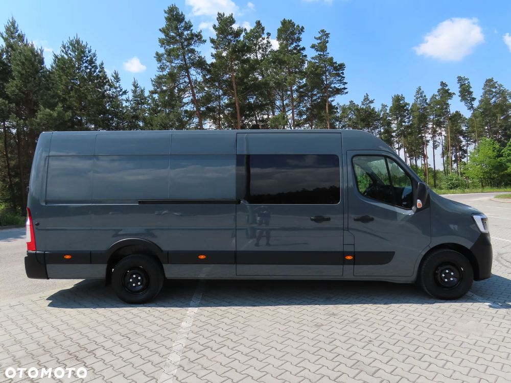 Renault Master 2.3 dCi 163 KM 7-Mio Osobowy + 895 Kg Ładowność Doka Dubel Brygadowy Ekstra Długi 4383 mm Furgon Blaszak HAK 2500 Kg Rozstaw Osi 4332 mm WZMACNIANY Napęd Na Tylną Oś Stan Auta Jak Nowy OKAZJA POLECAM - 3