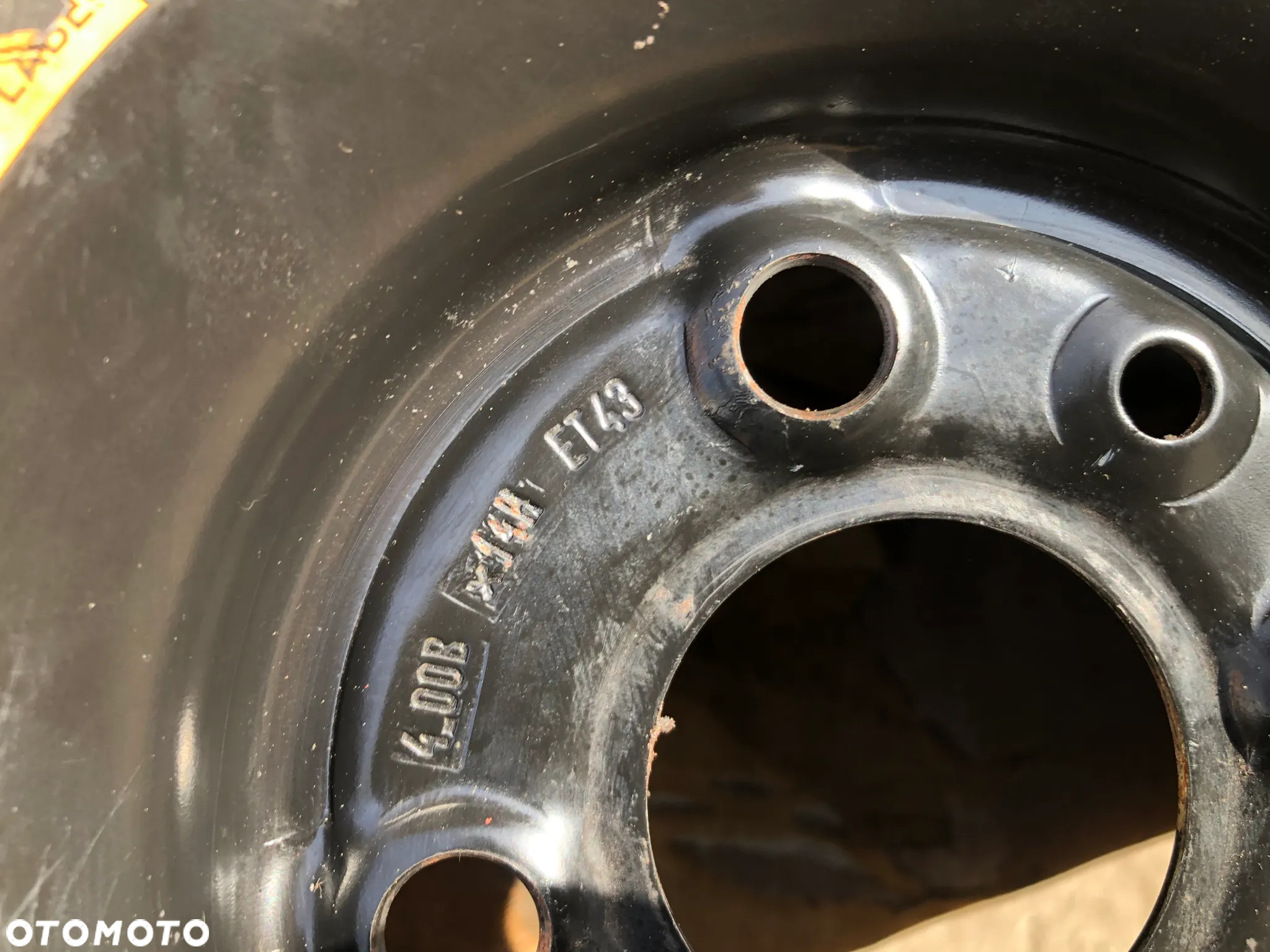 Koło Zapasowe Dojazdowe 135/80 R14 4x98 58.1MM Fiat 500 Punto - Gwarancja Wysyłka - 4