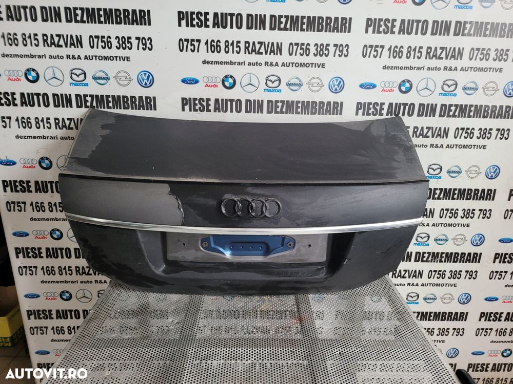 Capota Spate Portbagaj Haion Hayon Audi A6 4F C6 An 2006-2011 Culoare Gri/Este Infoliat Negru - 1