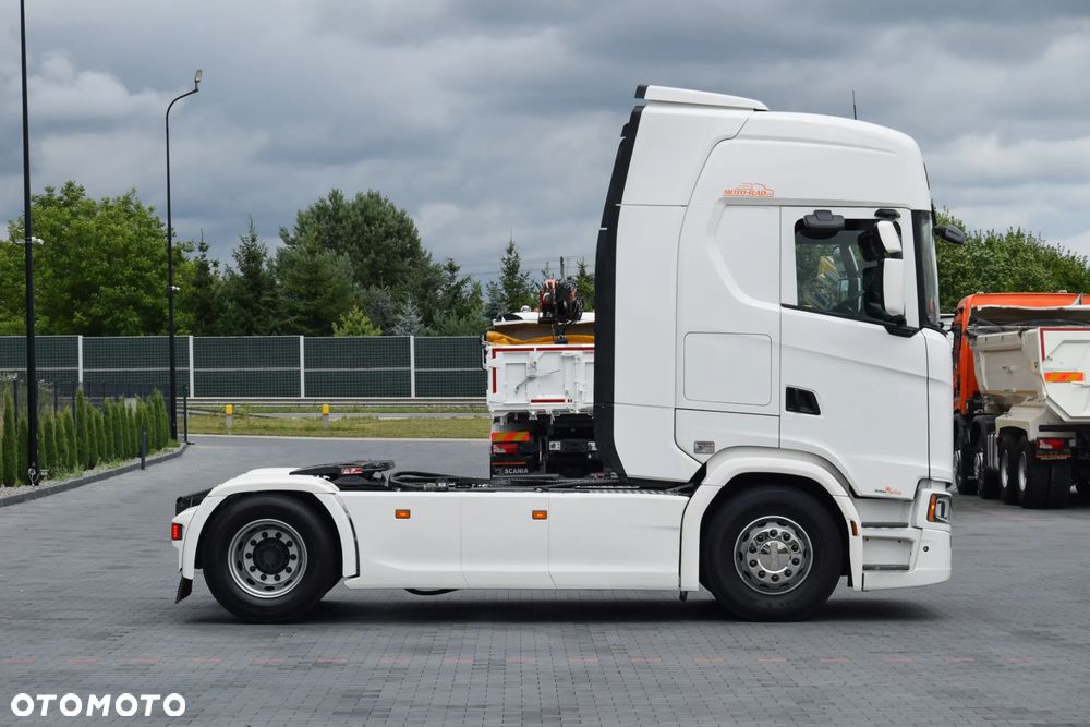 Scania 500S / FULL AIRMATIC / HYDRAULIKA / RETARDER / KLIMATYZACJA POSTOJOWA / ACC / KLIMA / 2 ZBIORNIKI PALIWA / FULL LEDY / FULL SPOILERY / SERWISOWANA / SPROWADZONA - 4