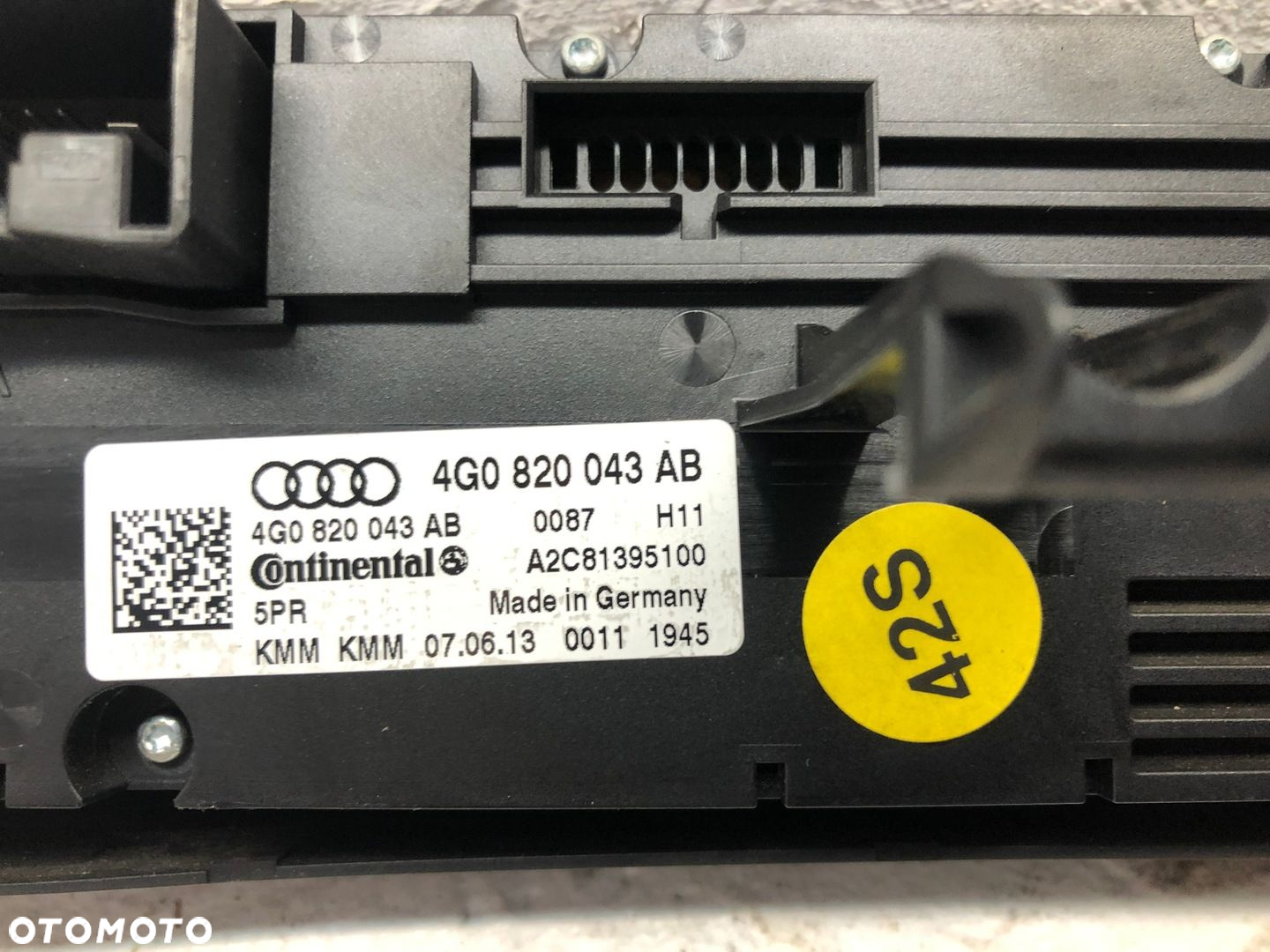 PANEL KLIMATYZACJI 4G0820043AB AUDI A6 C7 - 3