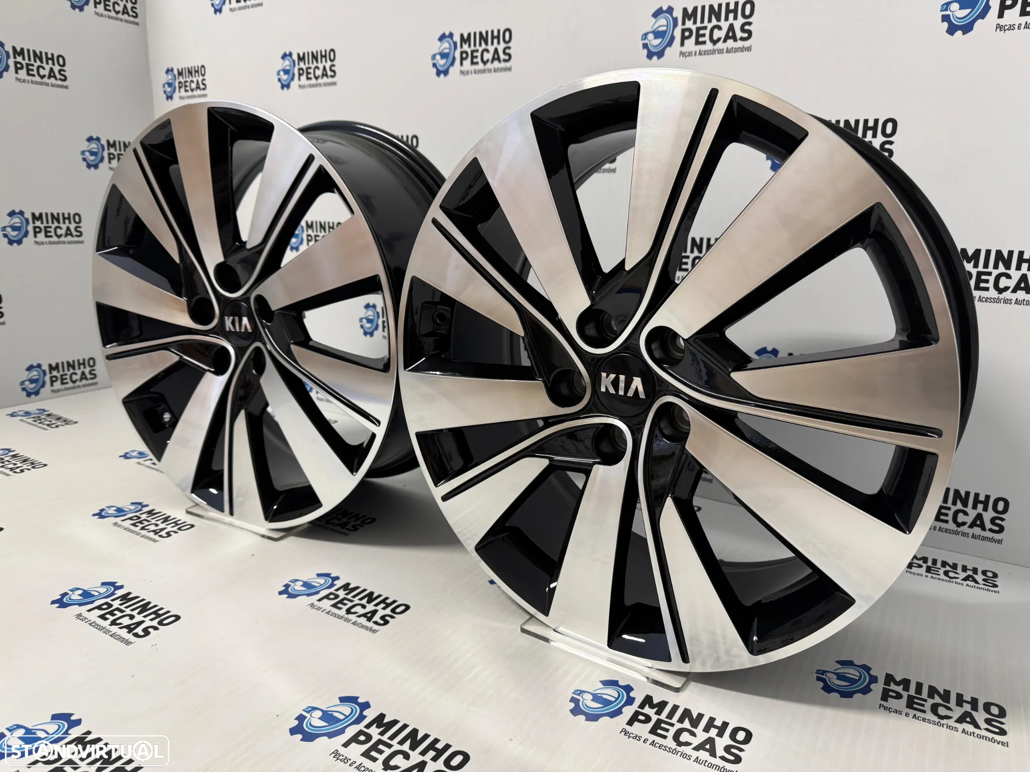 Jantes Kia Sportage em 19 (5X114.3) Preto Polido - 2