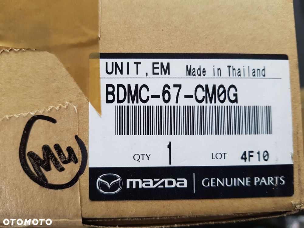 mazda 3 moduł ecu sterownik komputer bdmc-67-cm0g bdmc67cm0g - 7