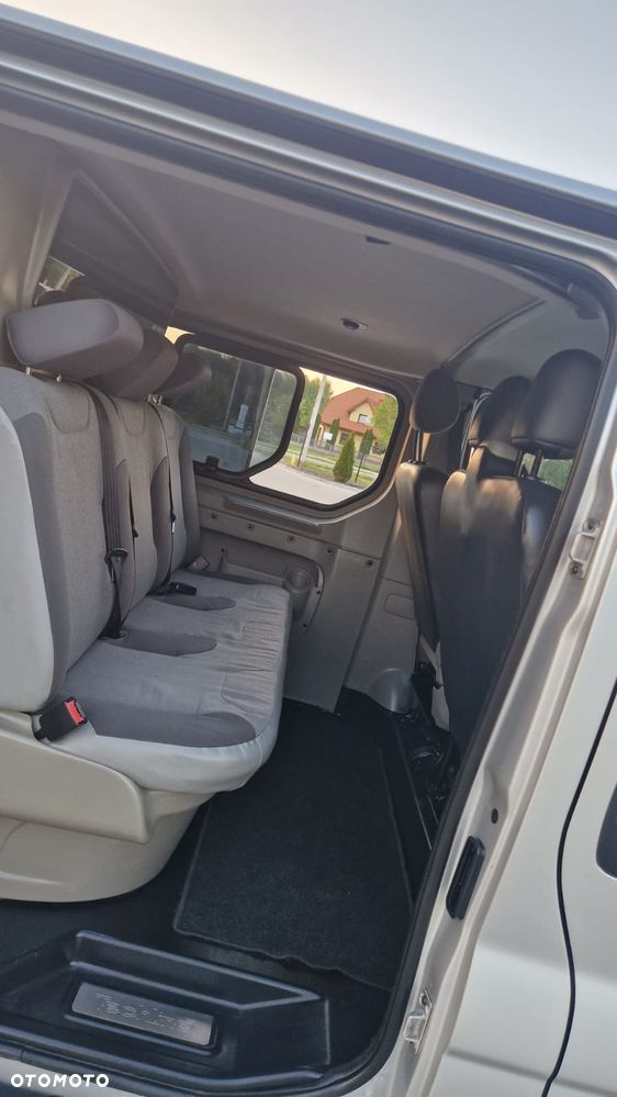 Renault TRAFIC L2H1 Długi Klima Elektryka Kamera Tempomat Dubel Kabina 6os Brygadówka - 16