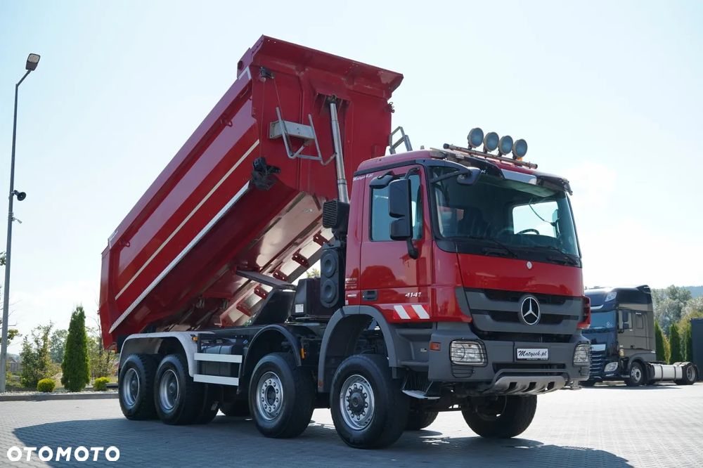 Mercedes-Benz ACTROS 4141 / 8X6 / WYWROTKA TYLNOZSYPOWA / MEILLER KIPPER 5.3M / MANUAL / PO KONTRAKCIE SERWISOWYM - 7