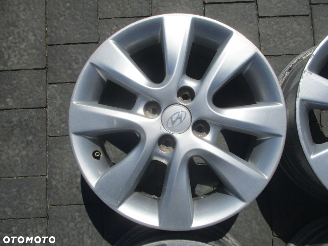 FELGI ALUFELGI 6JX15 4x100 54 mm ET50 HYUNDAI 52910-1J805 ORYGINAŁ - 4