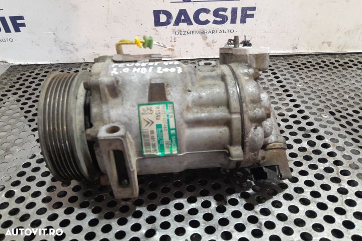 Compresor AC 9648138980 / R134A 9648138980 / R134A Peugeot 407 1 [200 - 3