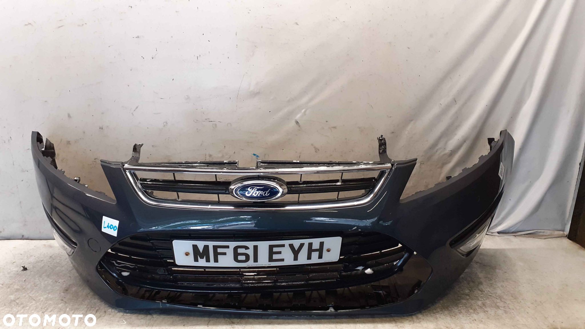 } ZDERZAK PRZÓD PRZEDNI FORD MONDEO MK4 4 IV GRAFITOWY CZUJNIKI PARKOWANIA PDC HALOGENY - 1