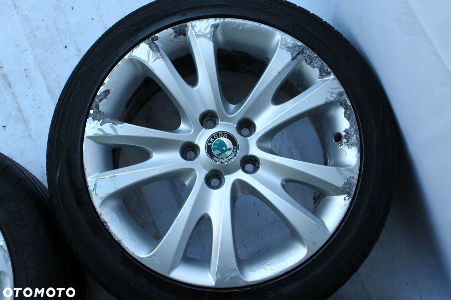 SKODA FELGI ALUMINIOWE ALUFELGI 17 5X112 ET49 7.5J 3T0601025D - 6