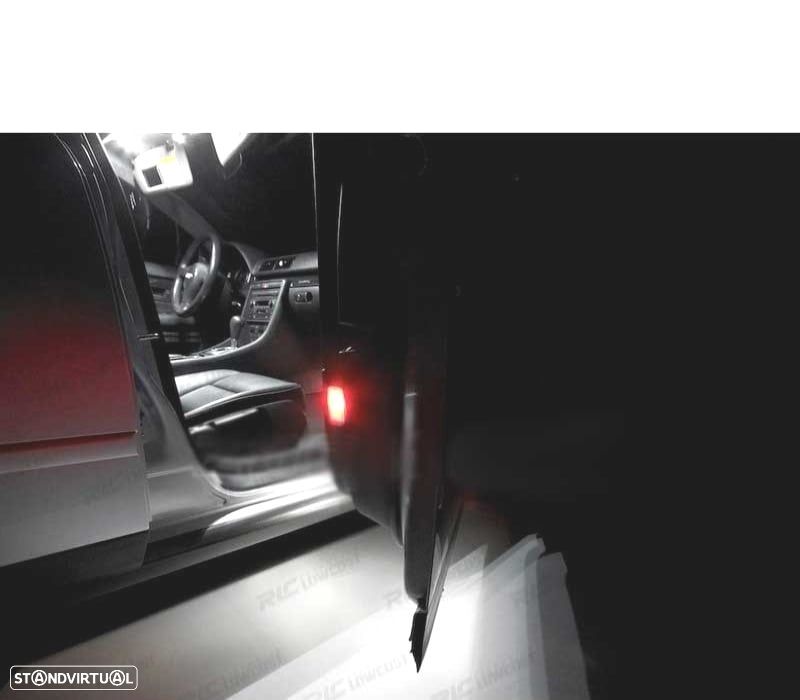 KIT COMPLETO DE 23 LÂMPADAS LED INTERIOR PARA AUDI A4 S4 RS4 B6 B7 AVANT WAGON SOLAMENTE 2002-2008 - 4