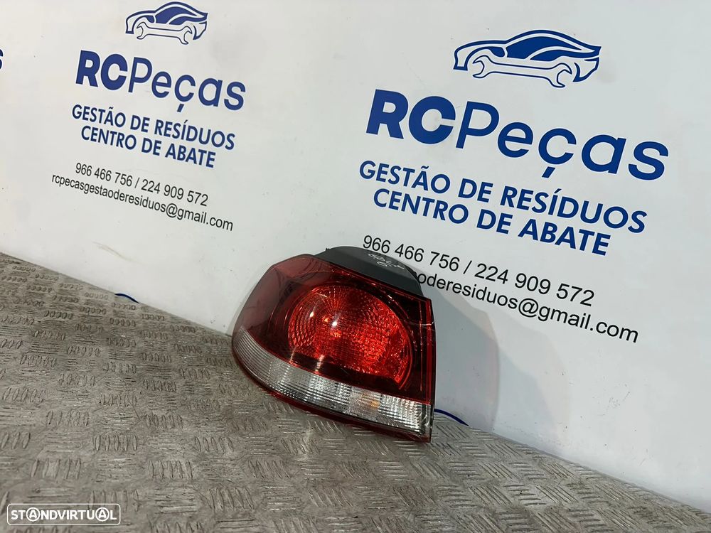 .Conjunto Farolins Tras Traseiro Esquerdo Direito Original Volkswagen VW Golf 6 Mk6 5k0945096E 5k0945095E 2008 - 2013 - 7