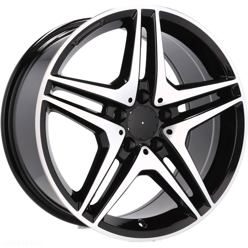 4x Felgi 17 5x112 m.in. do MERCEDES A W177 B W246 W247 C W204 W205 E W211 W212 W213 - BK443 - 2