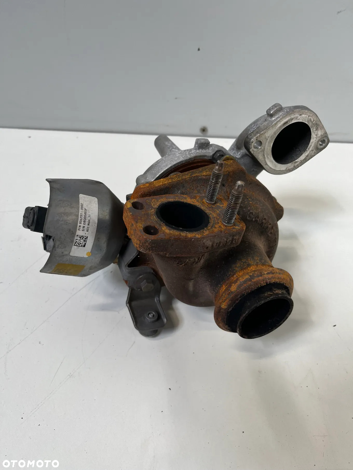 TURBOSPRĘŻARKA TURBINA FORD FIESTA MK7 CITROEN 1.6 TDCI  9686120680 - 4