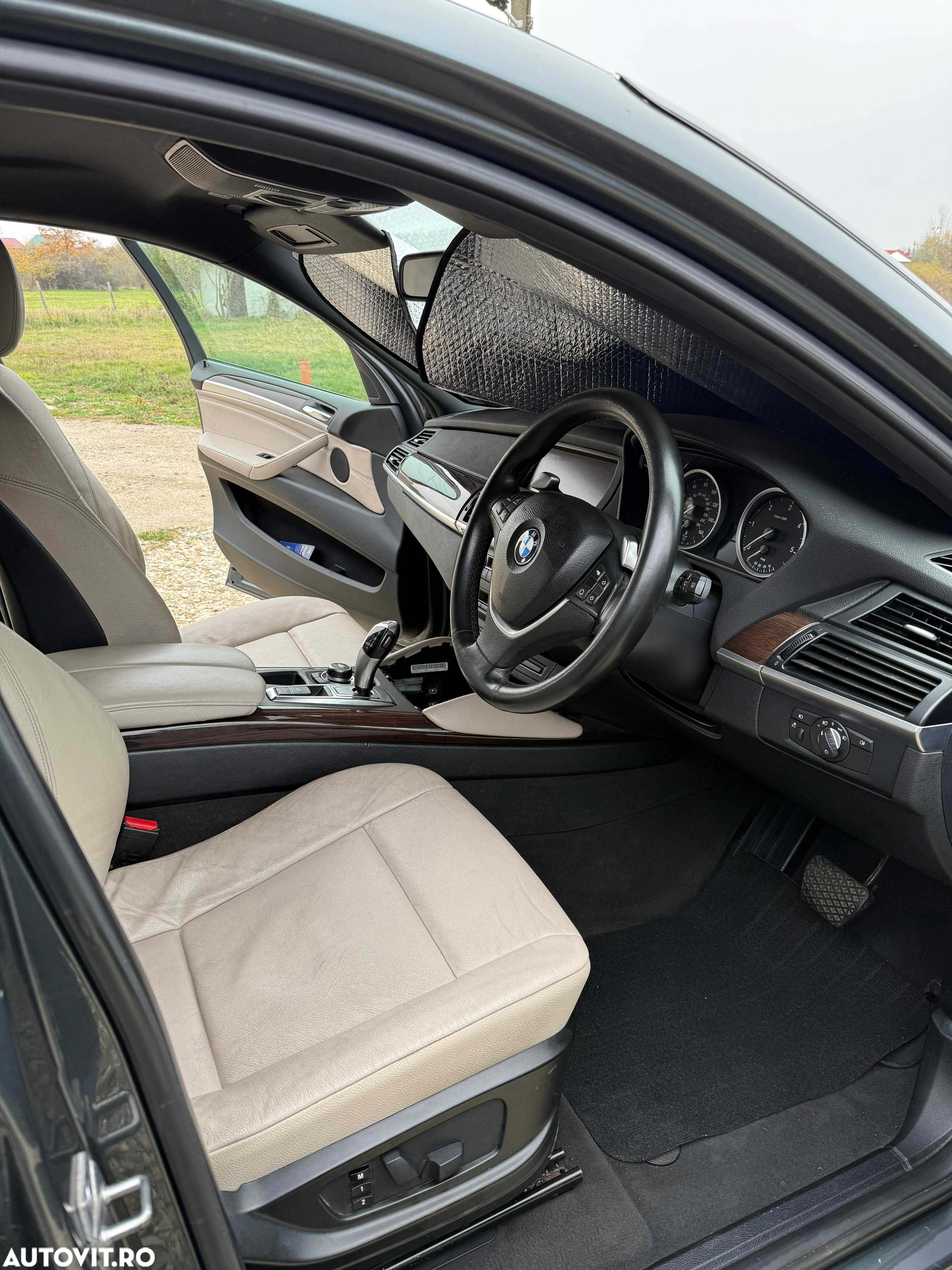 Interior piele alba/Scaune/Bancheta complet X6 E71 2008 - 2014 - 1