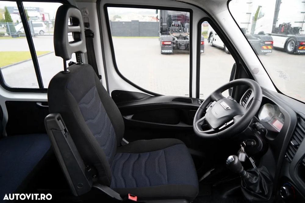 Iveco DAILY 35-140 / BASCULATOR / CU TRACȚIE MÂNĂ / DOUĂ TRACȚII / MANUAL / 6 LOCURI / - 28