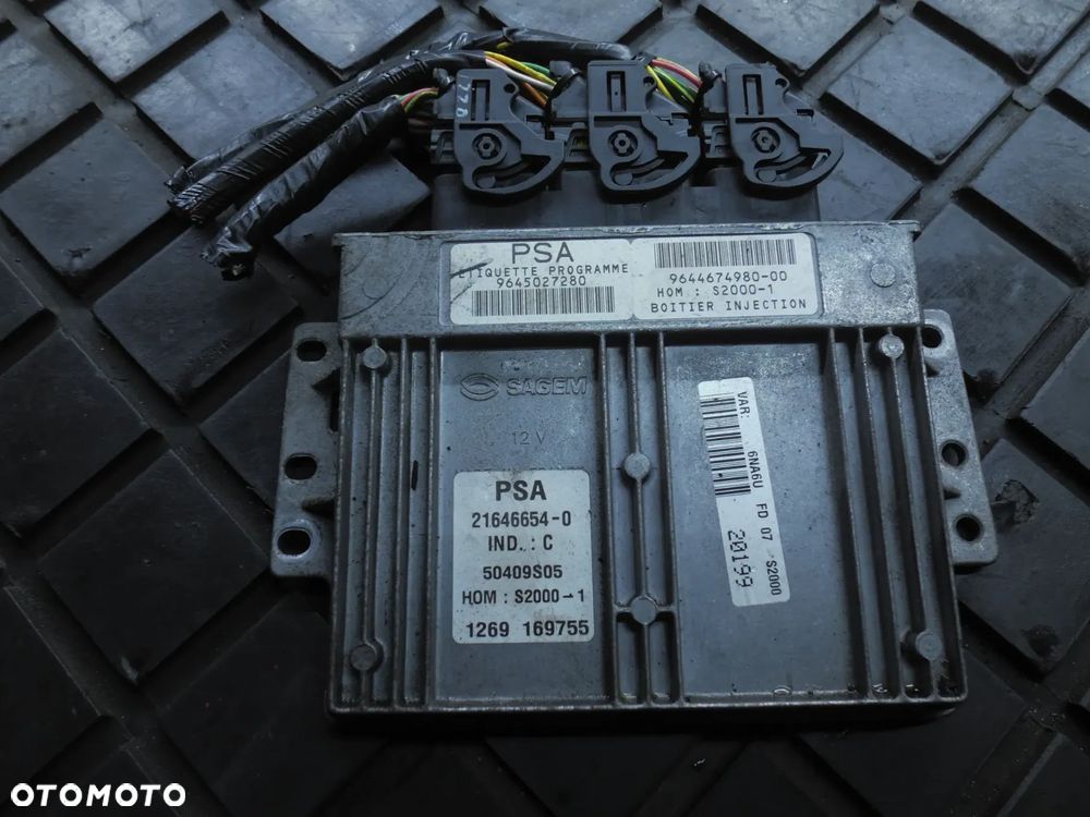 CITROEN XSARA 1.8 KOMPUTER SILNIKA STEROWNIKA 9644674980 POSIADAM 2 SZT - 3