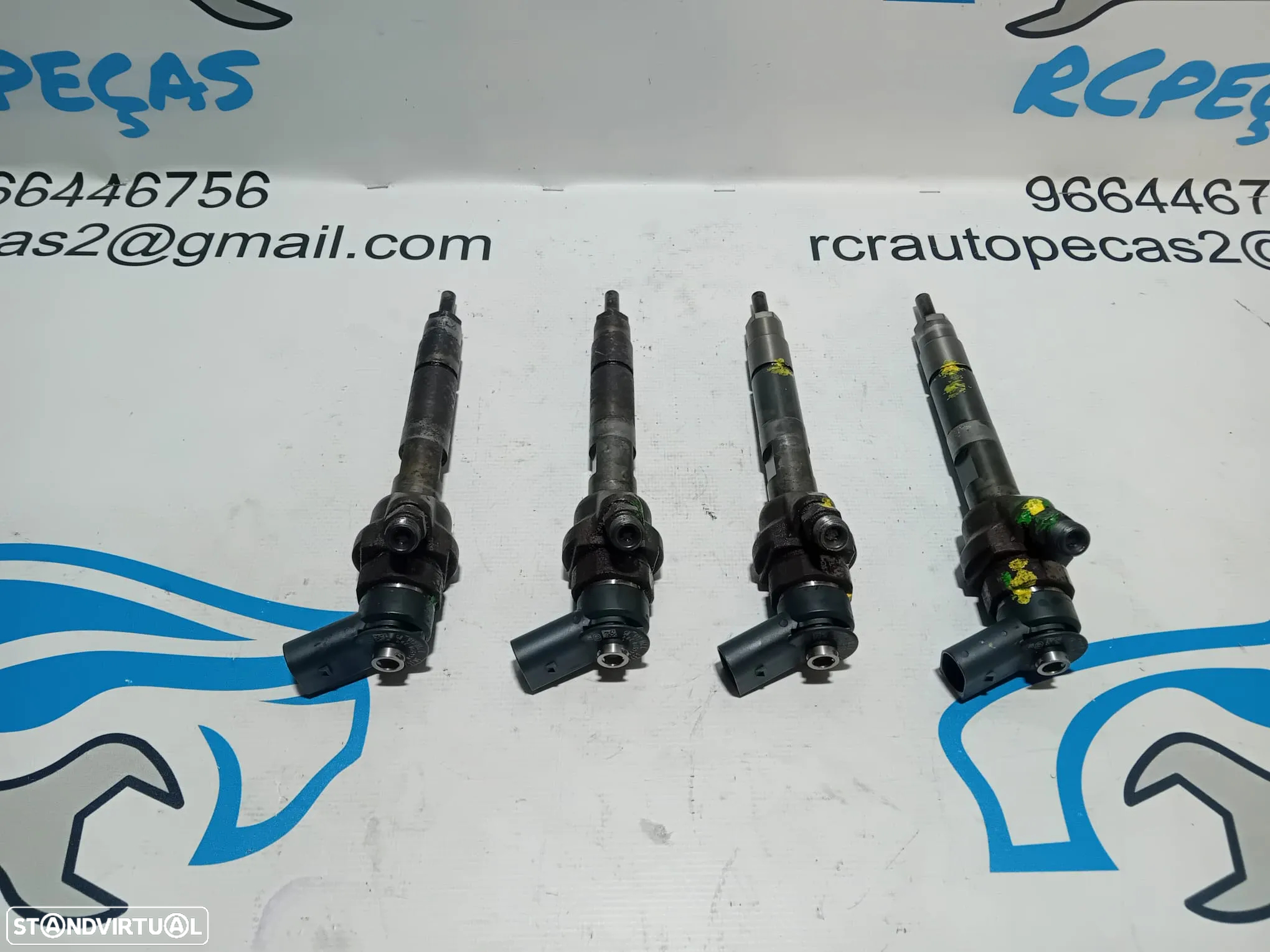 Conjunto 4 Injetores Bosch BMW N47D20 N47 16D 18D 7798446 0445110289 - 2
