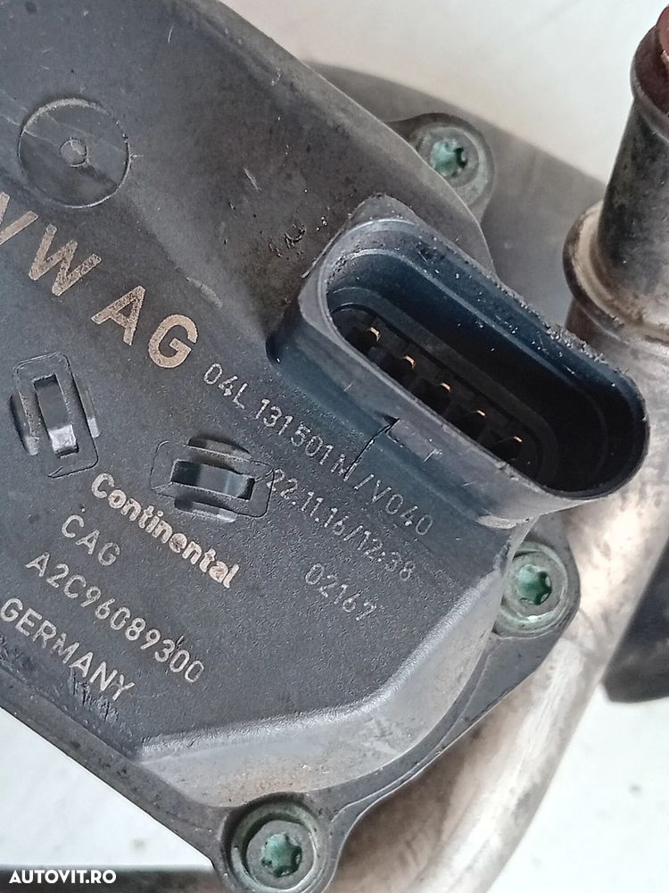 Racitor Gaze Egr Vw Seat Skoda Audi 2.0 Tdi Motor CUN Cod 04L131512BH A3 Golf 7 A4 A5 Touran Octavia - 7