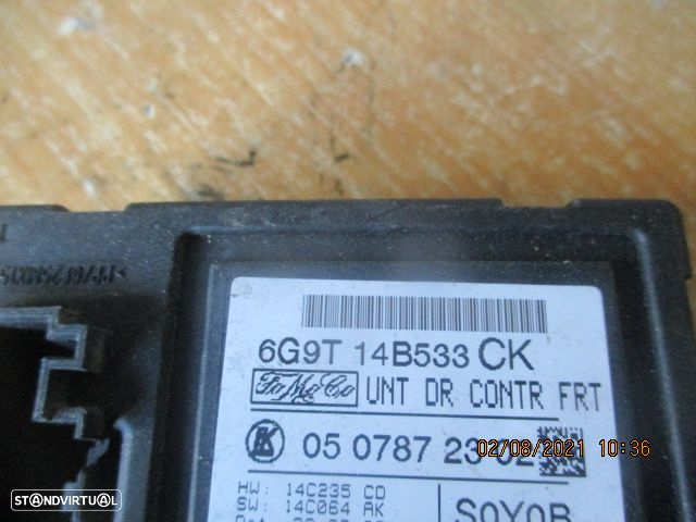 Modulo 6G9T14B533CK FORD S MAX 2006 Módulo De Travamento Central Da Porta - 2