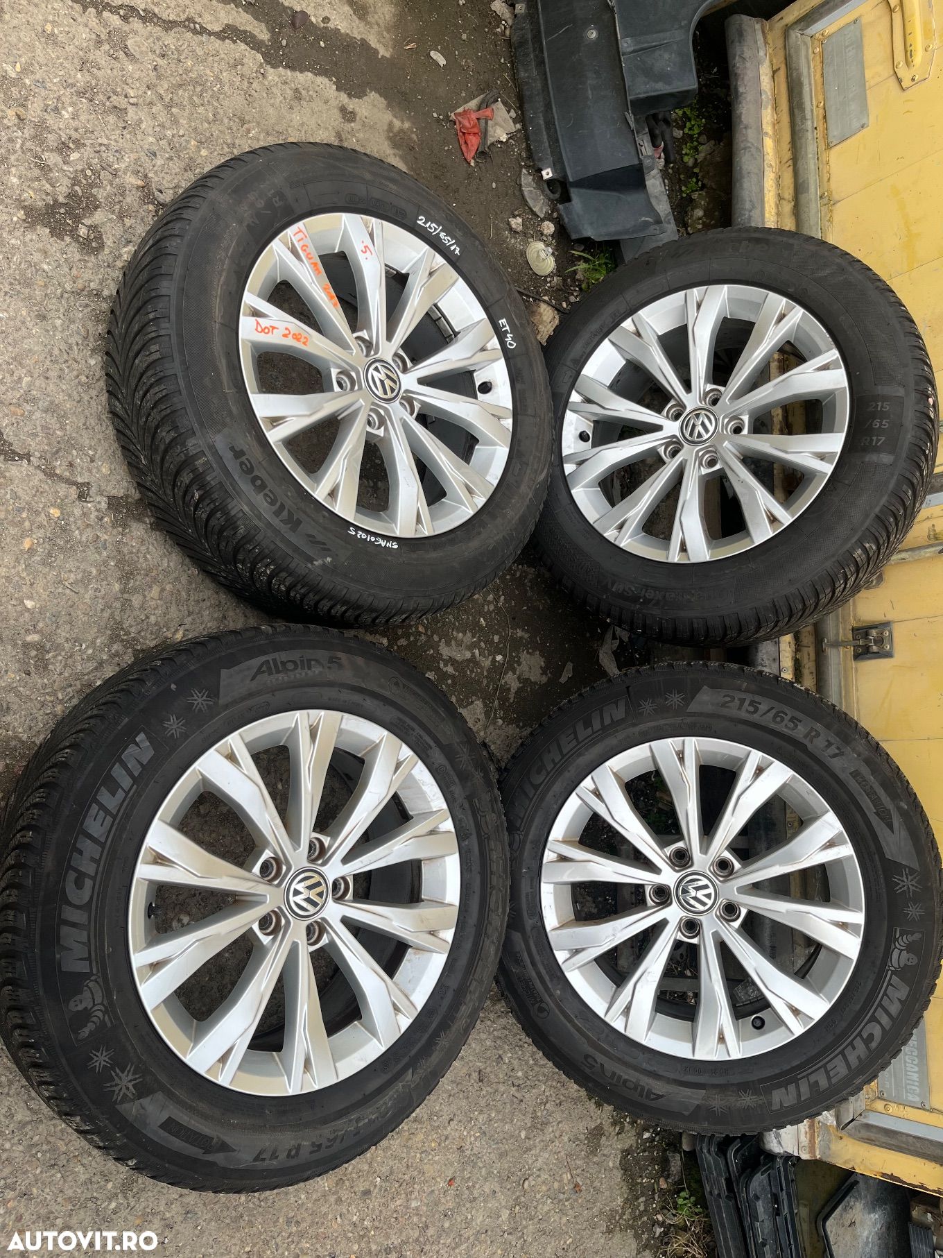 Jante cu anvelope R17 Vw Tiguan 2017 - 1