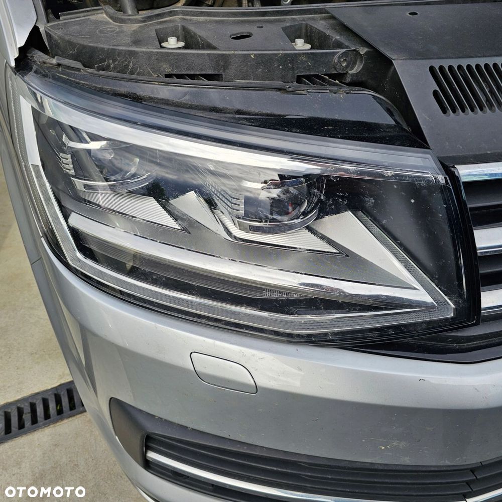 VW T6 MULTIVAN kompletny przód zderzak błotnik lampy FULL LED LA7W - 4