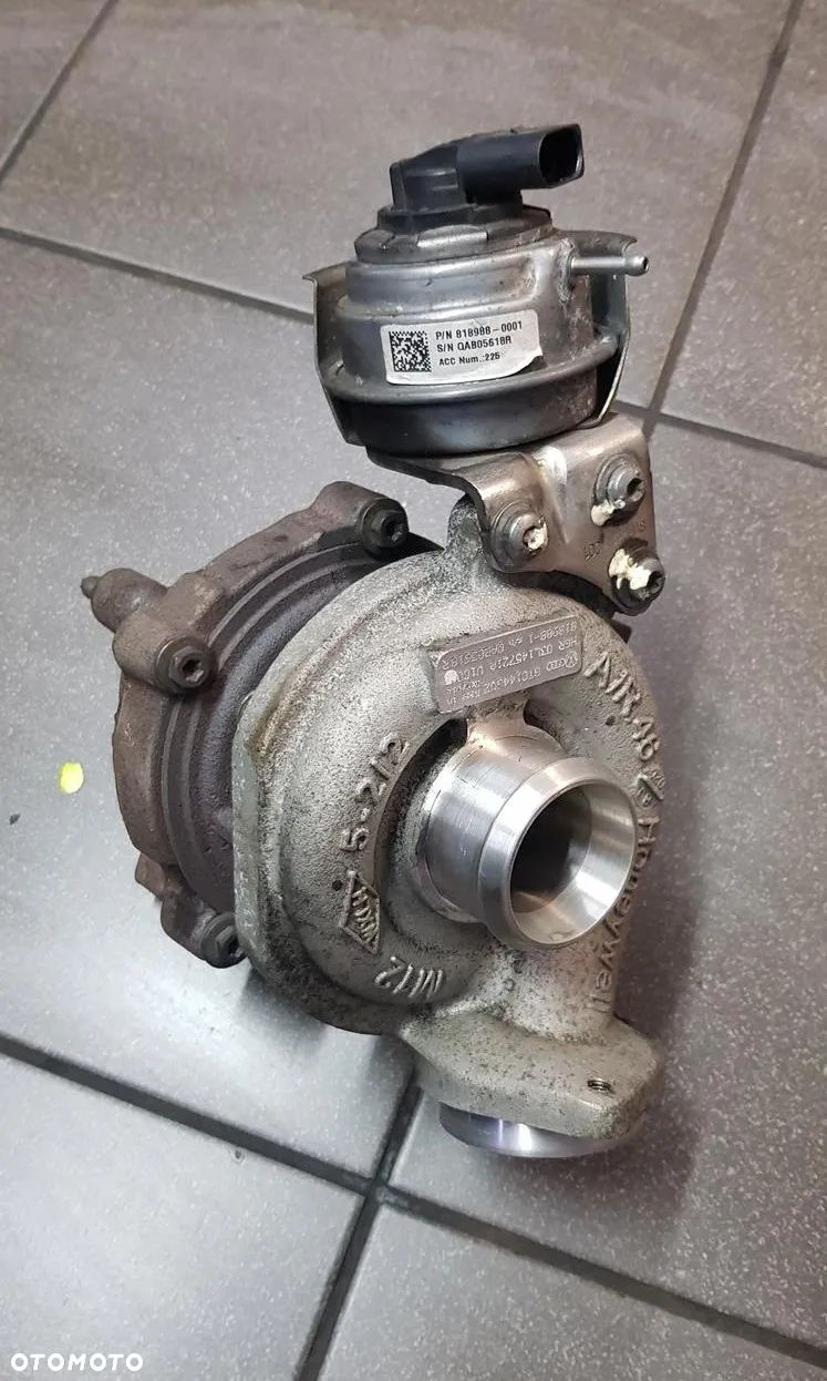 AUDI A4 B8 Q5 A6 C7 Q5 2.0 TDI 177 CJC TURBOSPRĘŻARKA TURBO 03L145721A - 1