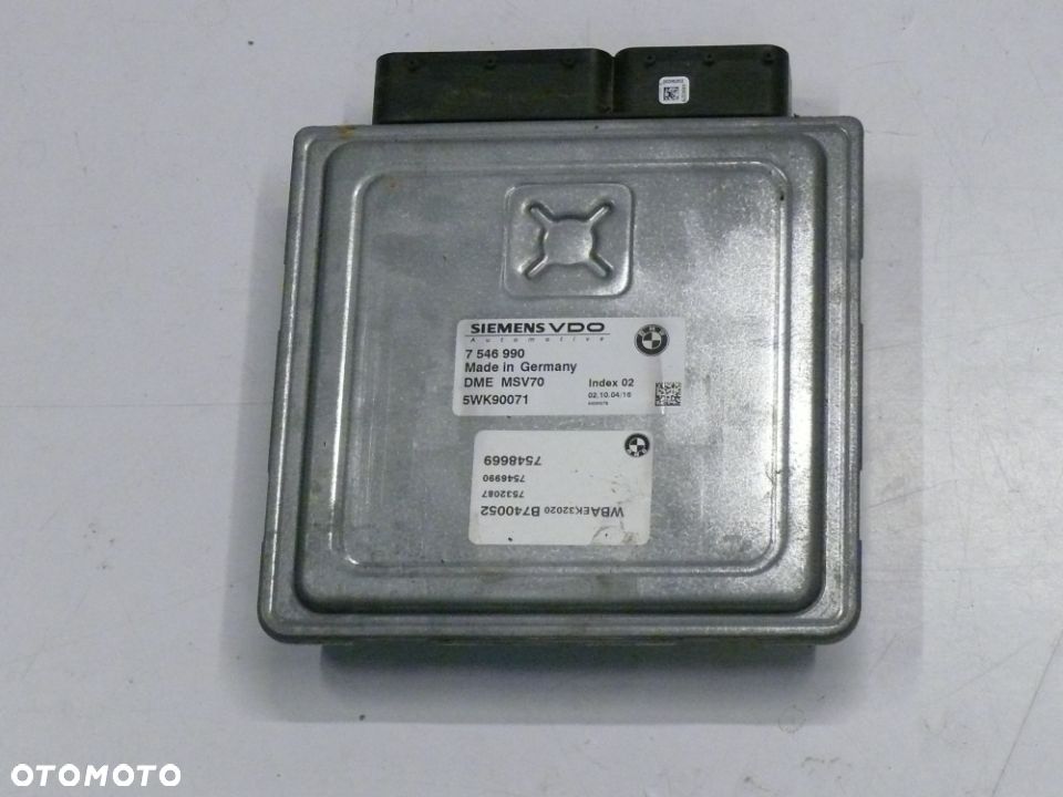 KOMPUTER STEROWNIK SILNIKA BMW E63 E64 630i 3.0 - 2
