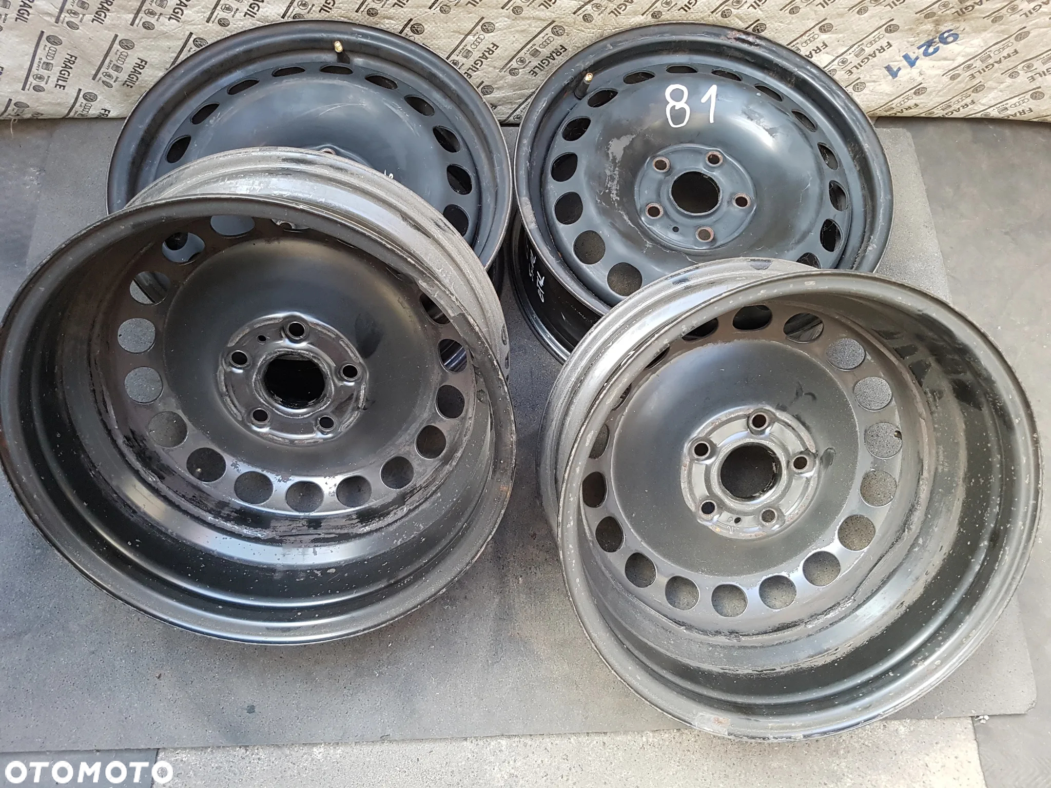 FELGI STALOWE VW PASSAT SKODA   SEAT 5X112  6,5JX16 ET42 3C0 - 13