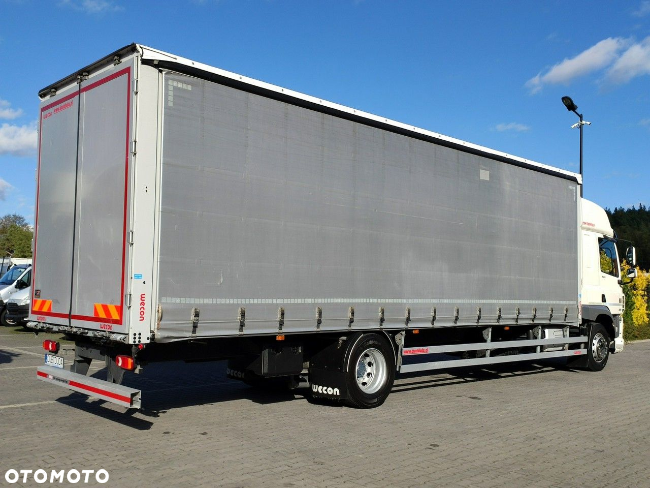 DAF CF 290 E6 Firana Tył Drzwi Dach Podnoszony / Zsuwany Długi 9.30m - 19