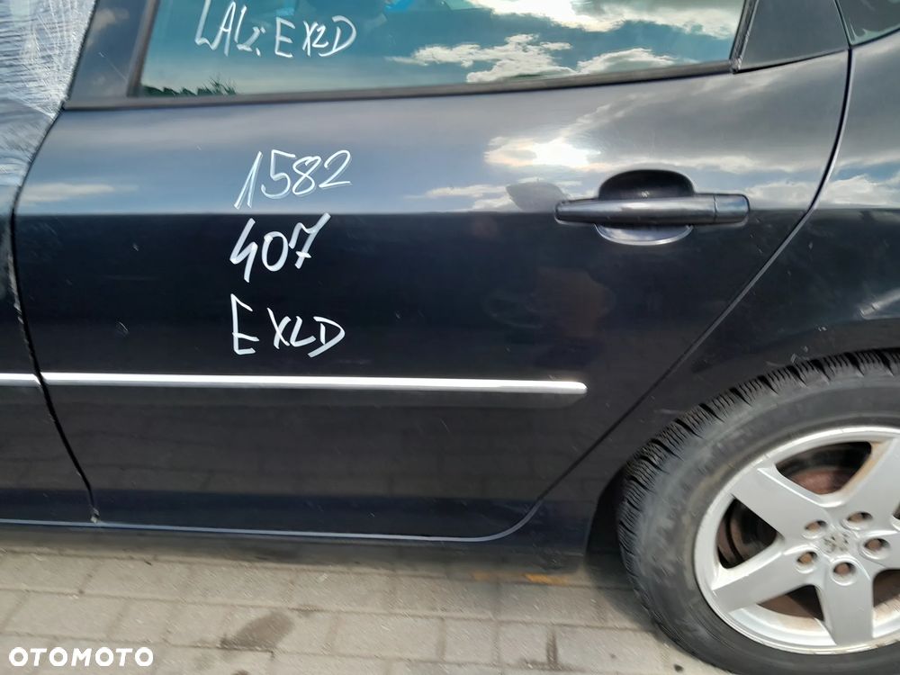 PEUGEOT 407 SW DRZWI LEWE TYLNE LEWY TYŁ KOLOR: EXLD - 1