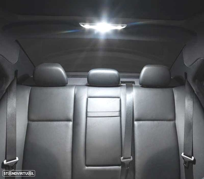 KIT COMPLETO DE 17 LÂMPADAS LED INTERIOR PARA MERCEDES SL CLASE R230 SL500 SL600 SL55 AMG 2002-2011 - 6