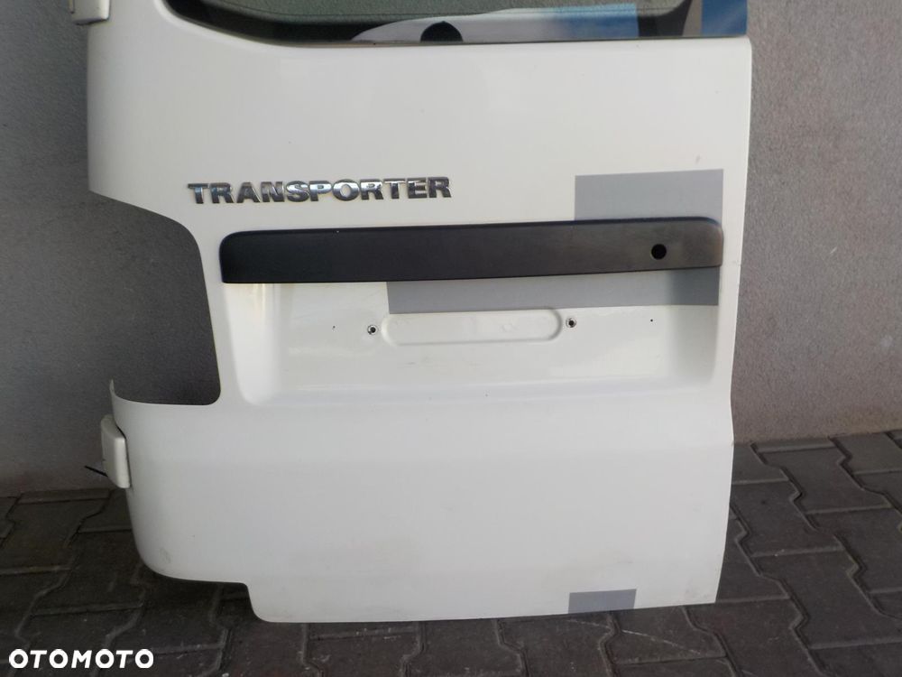 VW T5 T6 DRZWI SKRZYDEŁKOWE TYŁ TYLNE LEWE SZYBA - 2