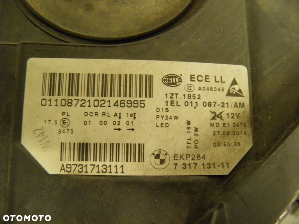 lampa lewa przód BMW 5 F11 F10 ENON 7317131-11 - 6