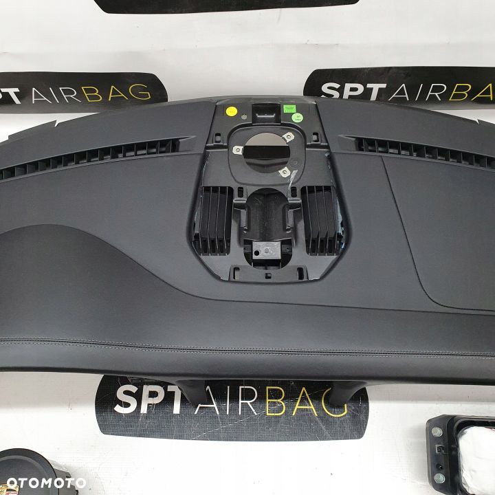 PORSCHE 911 991 DESKA ROZDZIELCZA KONSOLA KOKPIT PULPIT PODUSZKI AIRBAG AIR BAG PASY KIT SET - 3