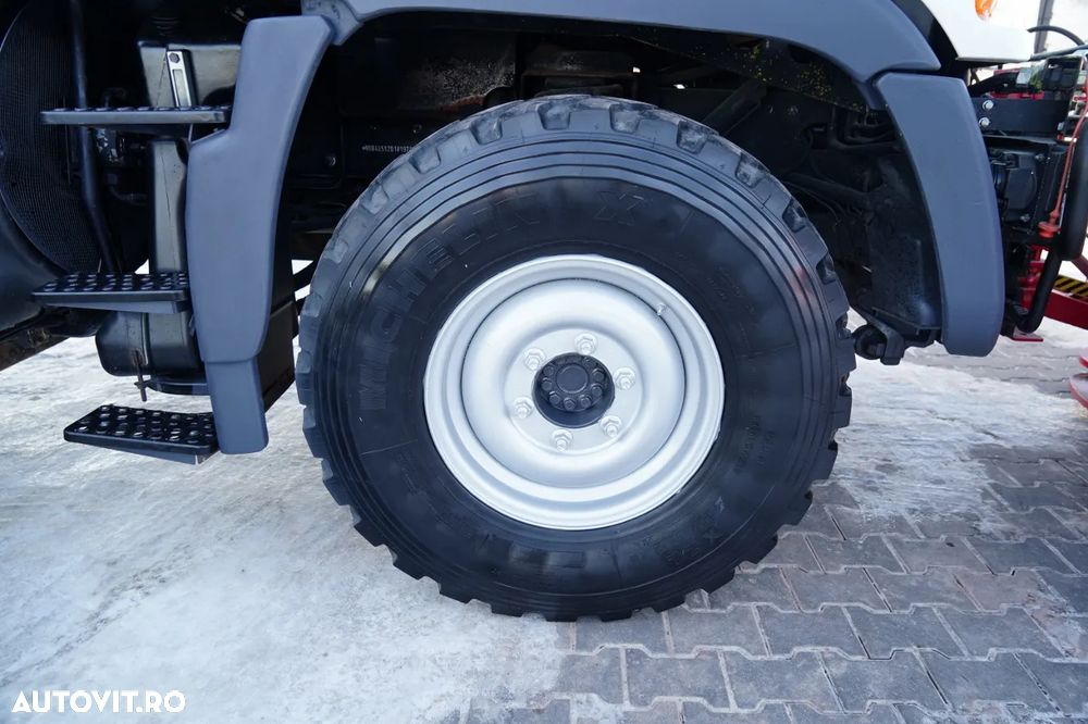 Mercedes-Benz UNIMOG U300 / 4X4 / BASCUNĂTOR 3 LATE / PLUG / MUNICIPAL / CUPLĂRI HIDRAULICE / EPS + AMBREIAJ - 22