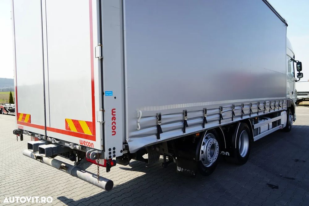 DAF XF 480 / SOLO  7,7 m/ CORTINĂ / 6X2 / PUNTE RIDICATĂ / - 15