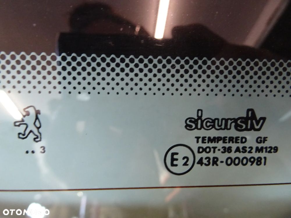 KLAPA TYŁ TYLNA SZYBA POKRYWA BAGAŻNIKA PEUGEOT 206 LAK: ETSC NR244 - 4