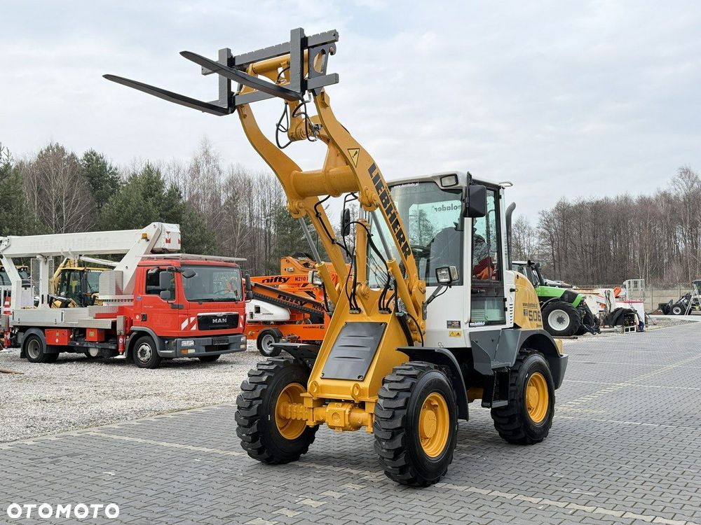 Liebherr L 506 STEREO Szybkozłącze / Łyżka Krokodyl + Widły Waga 6300kg - 4