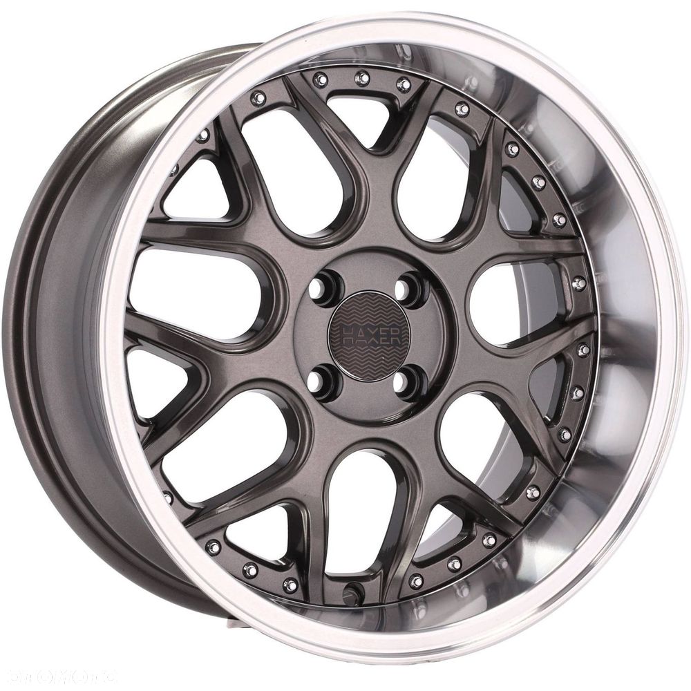 4x Felgi AluMINIOwe 16+17 m.in. do SMART Fortwo I II RoaDSter - FR762 - 2