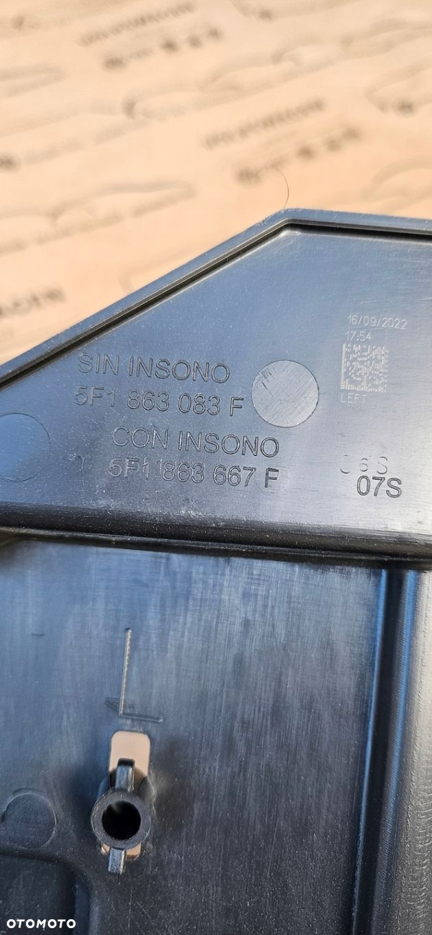 CUPRA FORMENTOR TAPICERA OSŁONA DESKI 5F1863083F - 2